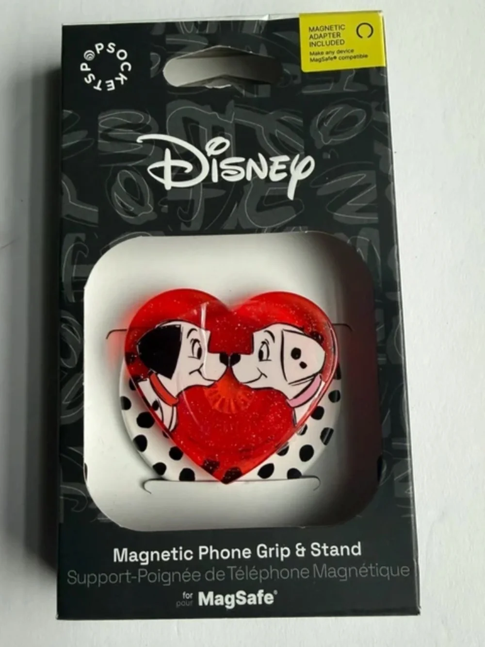 POPSOCKETS MAGNETIC PHONE GRIP & STAND W/ MAGSAFE MAGNETIC 101 DALMATIANS NEW
